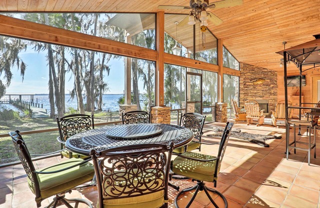 Welaka House w/Private Dock on St Johns River
