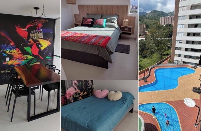 Welcome home in Medellin/Bello family-sized apartment with beautiful view