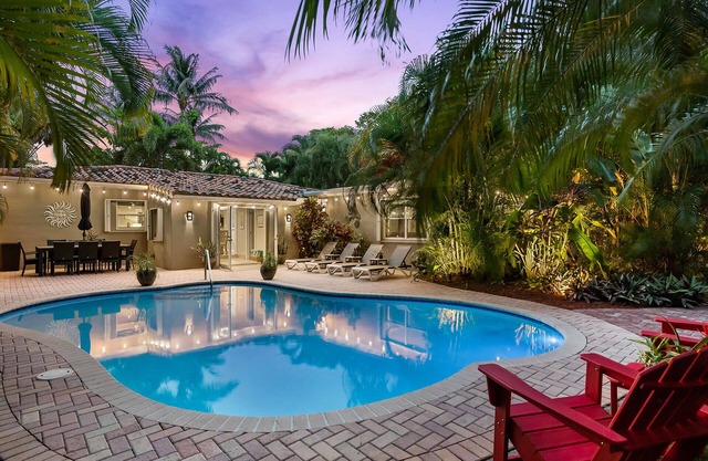 Welcome to Palm Terrace, A Tropical Paradise with Spacious & Private Grounds!