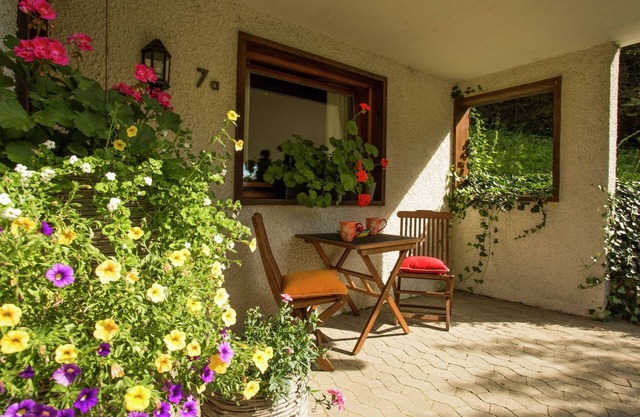 Well-kept apartment, located in a wooded area