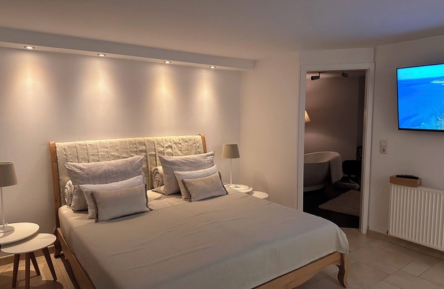 Wellness apartment with sauna and fireplace near Hamelin