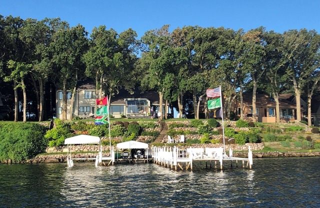 West Lake - 118 ft lakefront on Egralharve Point with boat hoist