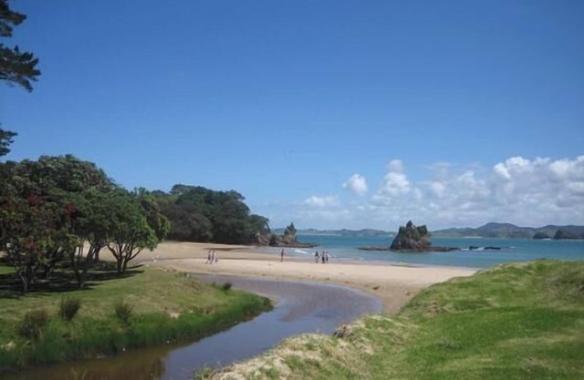 Whangaumu Bay. Great space and sea views