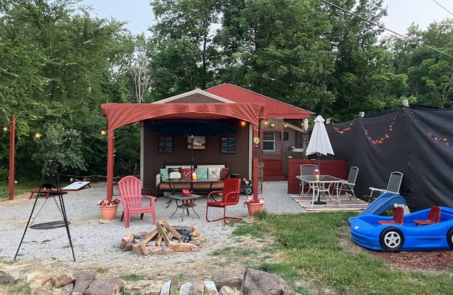 Whimsical "Glamping" Cabin Getaway