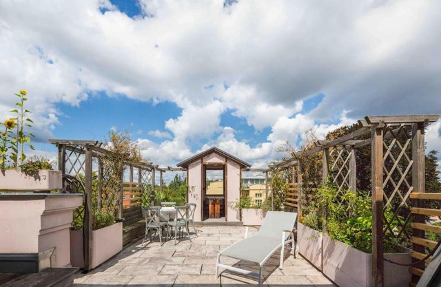 Whirlpool , Dachterrasse , Wienblick , zwei Etagen