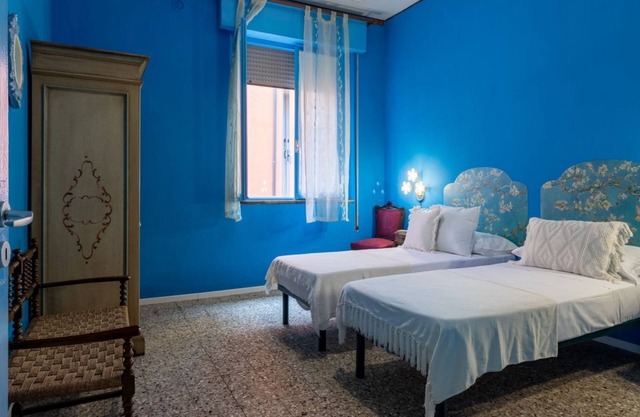 White Cross Square A Touch of Blue Apartment