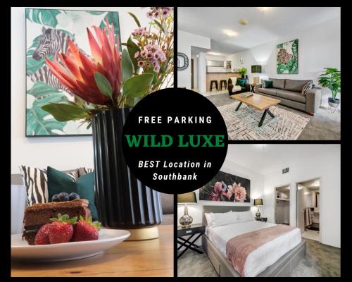 Wild Luxe Apt - Southbank & Fast WiFi, Parking