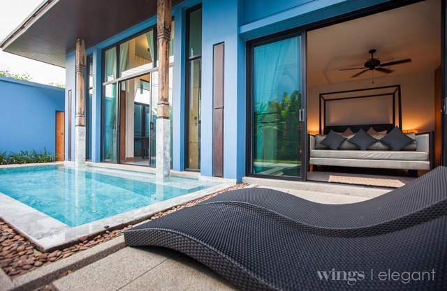 WINGS3-VW1: 3 Bedrooms Pool Villa-Wings Layan-Full Kitchen