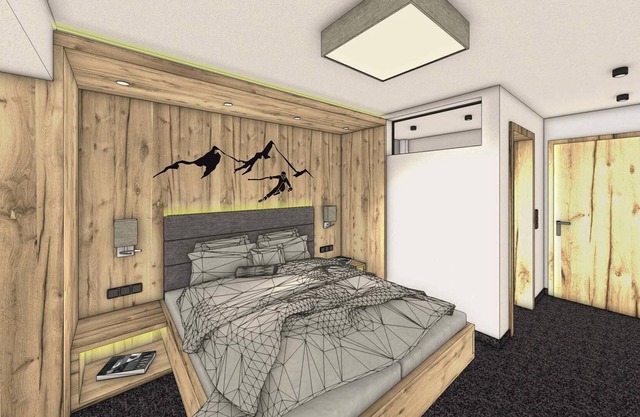 Wohn-schlafzimmer Deluxe Frühstück - Panorama-hotel Lärchenhof
