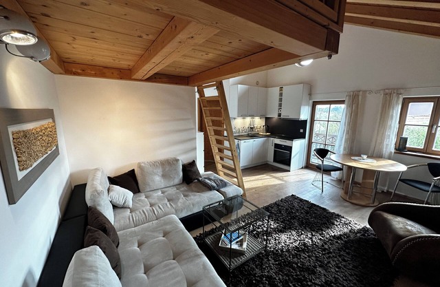 wonderful apartment with connection to public transportation to Munich