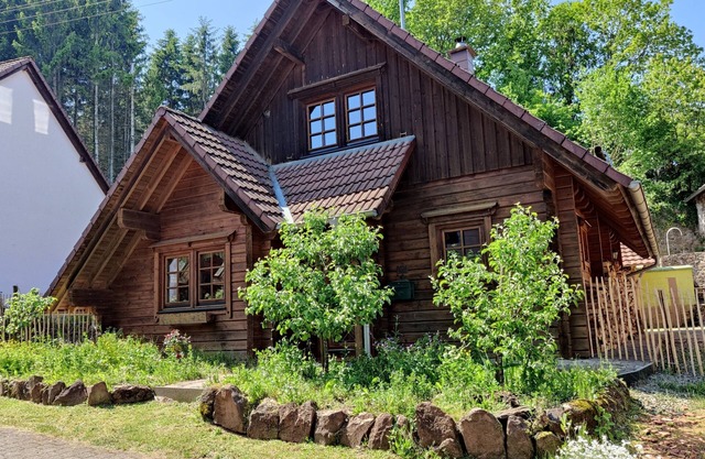 Wooden house Log house in the Hunsrück Hochwald