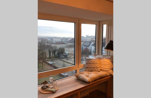 Yachtpanorama Weser und Yachthafenblick 1 Zi 7OG