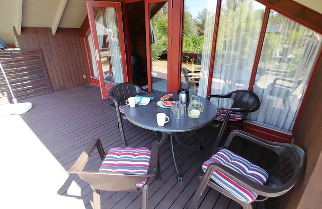 Year-round relaxation in a Danish holiday home with a fireplace in Gartow am See