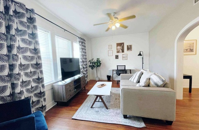 Your family will be close to everything when you stay at this centrally-located duplex next to St