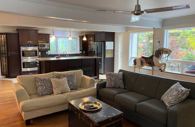 Your getaway home is spacious & private - great for rest and relaxation.