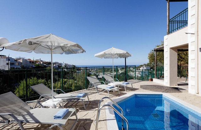 Your Private Luxury Villa, Pool, Sea view, Rethymno