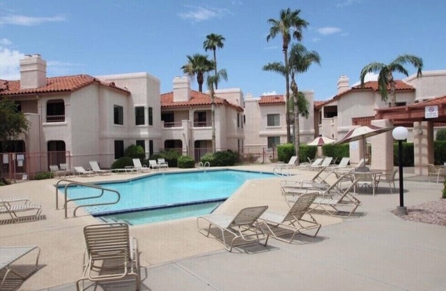 Your Scottsdale Getaway awaits you with this wonderful poolside condo !