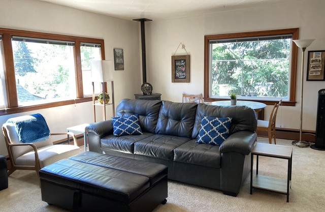 your Suite in Spokane. full kitchen and huge deck