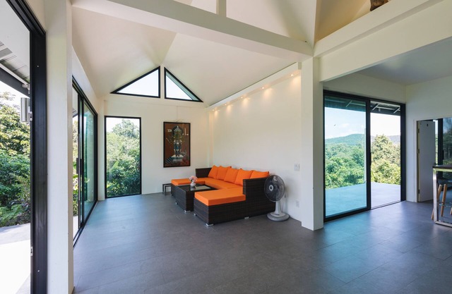 Zen Garden House Cozy Living Room Relaxing Greetings Garden