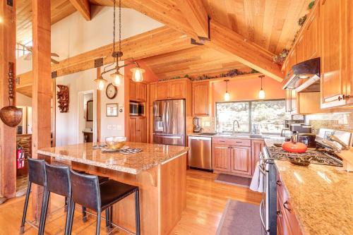 Lake Forest House | 1 Mi to Lake Tahoe Home with Hot Tub and Decks