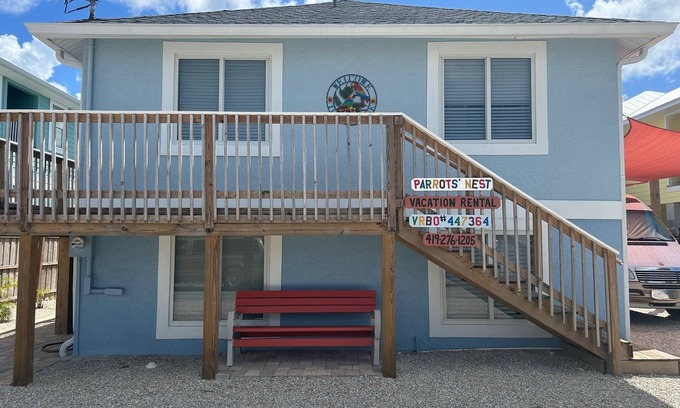 Fort Myers Beach House | 140 Primo Dr Waterfront House, Htd Pool, Dock, Walk To Times Square 2 Bed 2 Bath