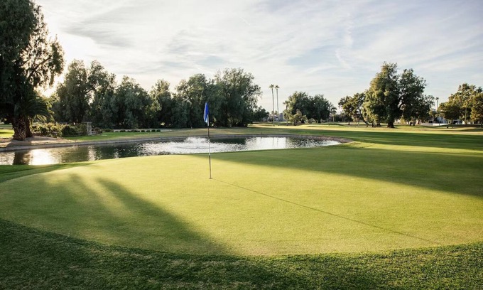 Downtown Resort | 2 King Units for 8! Relaxing Pool, Steps from Golf Course!