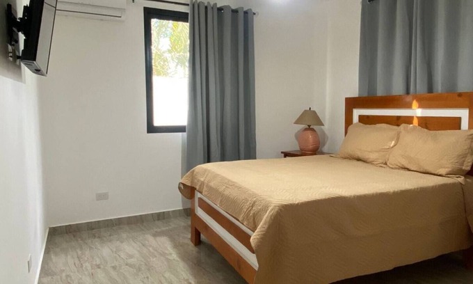 La Esplanada Apartment | 2BR/2BA Retreat: Pool, Internet & Steps to Local Delights
