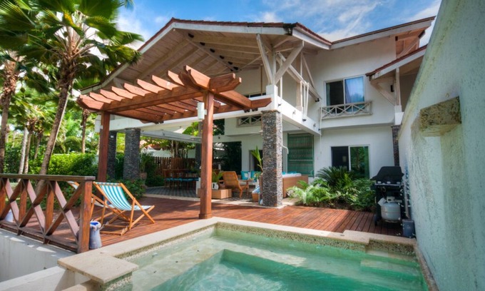 Las Terrenas House | 3 Bedroom, 3.5 Bathroom, Beachfront Luxurious Private Townhouse, family-friendly