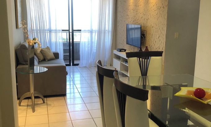 Cabo Branco Apartment | 4-bedroom apartment 50 m from the sea, w/pool, on cabo branco beach