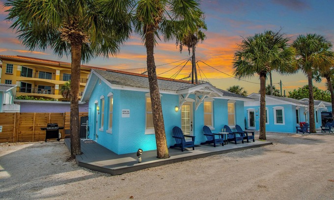 Indian Rocks Beach Cottage | 50 Steps to Beach, Family Friendly, Heated Pool