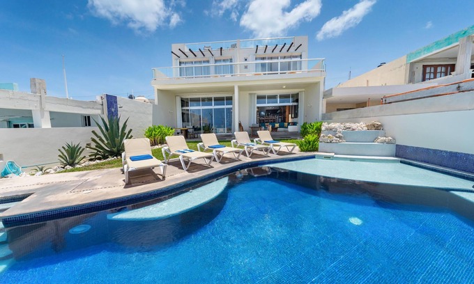 Cancun Villa | 7 BR Oceanfront Villa w/Private Pool