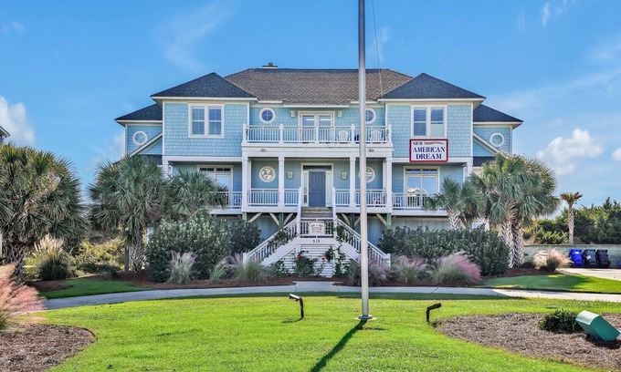 Caswell Beach House | 7BR/7BA Home - Oceanfront, Pool, Elevator, Waterway/Ocean Views, Sleeps19