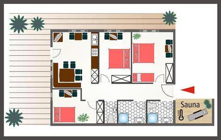 Fuegenberg House | 90 m² House ∙ 3 bedrooms ∙ 8 guests