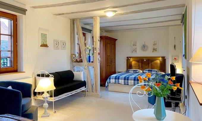 Mietesheim Cottage | Adorable little typical Alsatian house, free wifi