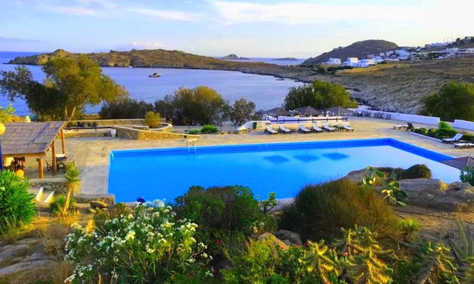Ornos House | APOLLON VILLA SEAVIEW, PRIVATE BEACH+POOL IN PRIVATE RESORT