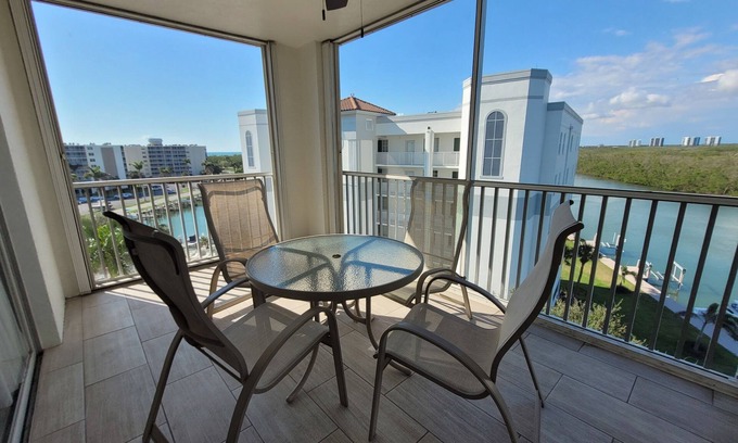 Vanderbilt Beach Condo | Baypoint Panoramic Water Views Of Bay/Gulf Pool/Spa! n3 Minute Walk To Beach!