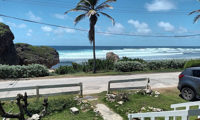 Hill Crest Cottage | Beachfront cottage with air conditioning and stunning views of Bathsheba
