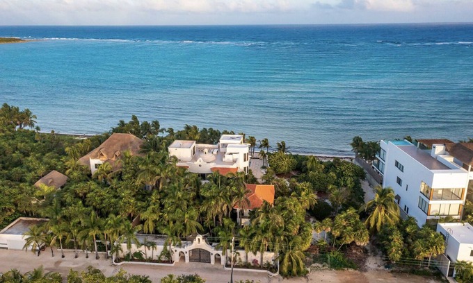 Ek Balam Village Villa | Beachfront Hacienda Soliman Bay!