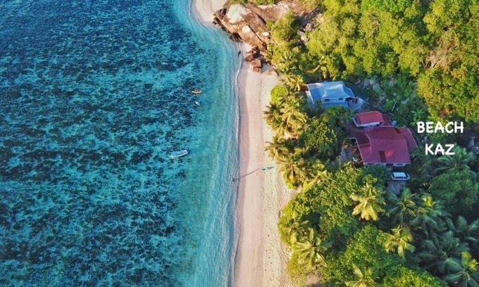 Anse Forbans Villa | Beachfront Villa on best beach with large beachfront garden