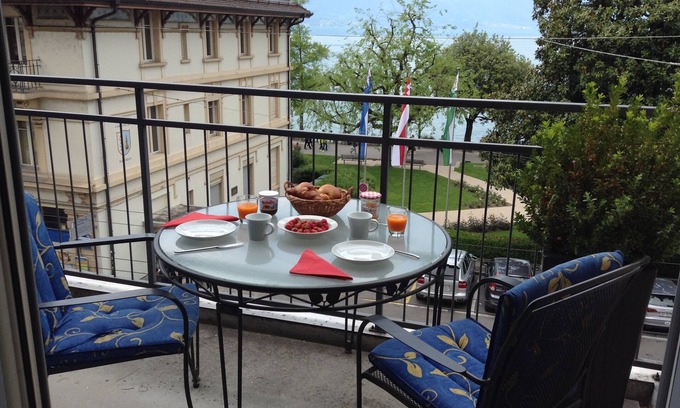 Montreux City Centre Apartment | Beautiful apartment in the centre of Montreux with view of Lake Geneva.