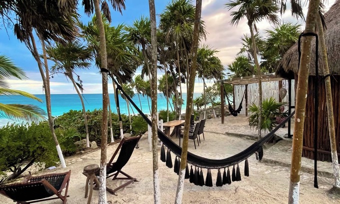 Ek Balam Village Cabin | Beautiful cottage in front of the sea. Tulum.