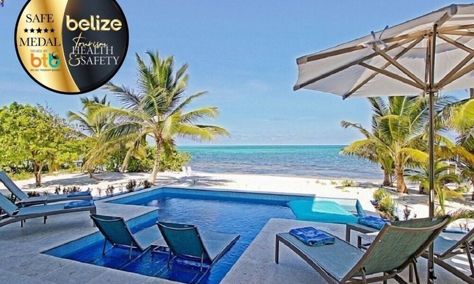 San Pedro Villa | Beautiful Oceanfront Beach House with Private Pool, Unbeatable Views
