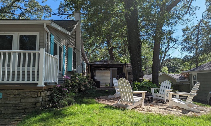 Spring Lake Cottage | Bluegill Cottage - Just Steps from Spring Lake l Swim, Kayak & S’mores