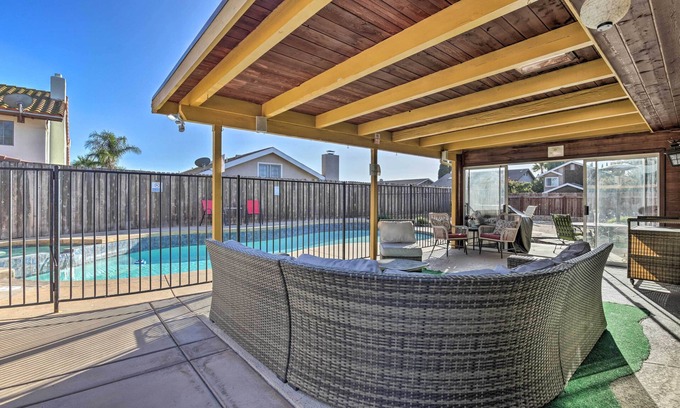 Lincoln Acres House | 'Breeze By the Pool' Chula Vista Home w/Game Room