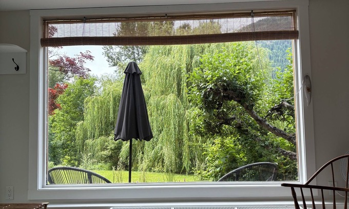 Nelson House | Bright Lakeside Retreat: King Bed & Willow Views