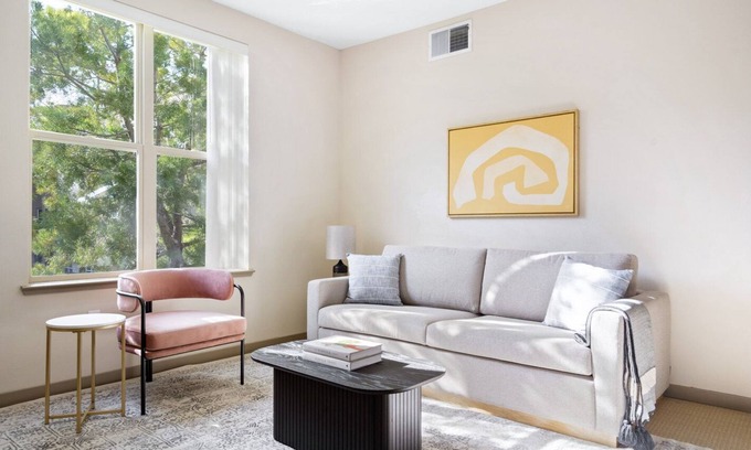 Contra Costa Centre Apartment | Bright Walnut Creek 2BR w/ Gym, Pool & Spa, steps to BART, by Blueground