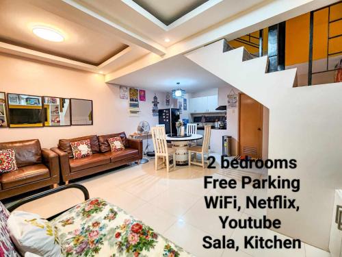 Balibago House | Calm House near Enchanted Kingdom Sta Rosa with Free Parking, Wifi, Netflix