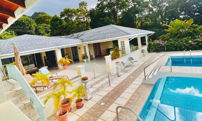Woodlands Villa | Caribbean Villa with private pool in the heart of Montserrat