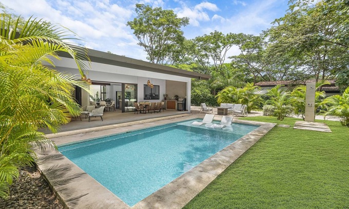 Villarreal House | Casa Jaguar 3 Bedroom 6 Guests Nestled in Jungle Private Pool & Sauna & Fire Pit