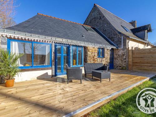 Ombree d'Anjo House | Charmante maison en Anjou Bleu, 2 pers, terrasse, poêle à bois, équipements bébé, cuisine équipée - FR-1-622-72